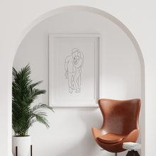 Load image into Gallery viewer, 1-3 Person Fine Line Digital Portrait
