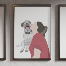 Load image into Gallery viewer, 1-2 Pets Digital Portrait
